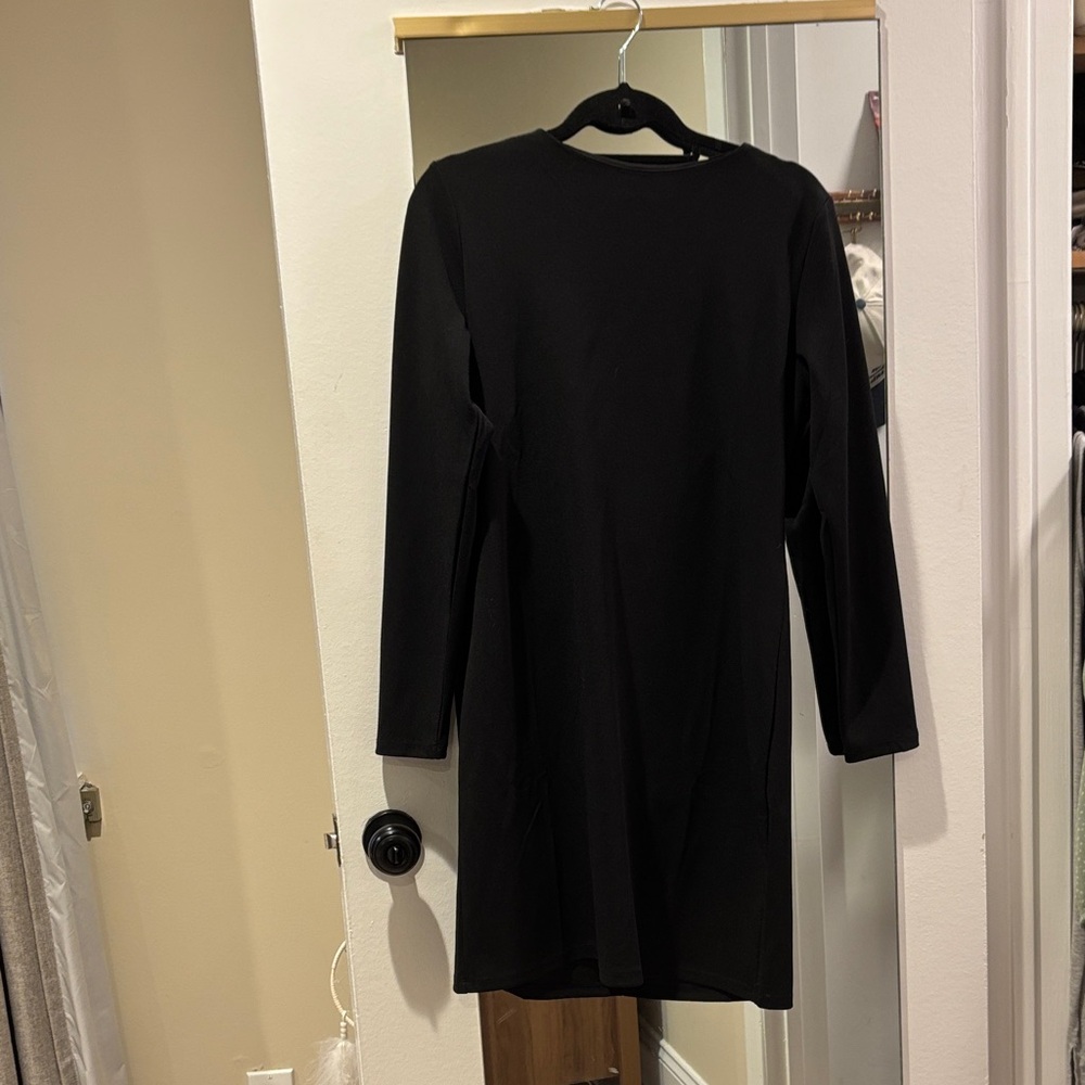 H&M Classic Black Long Sleeve Dress
